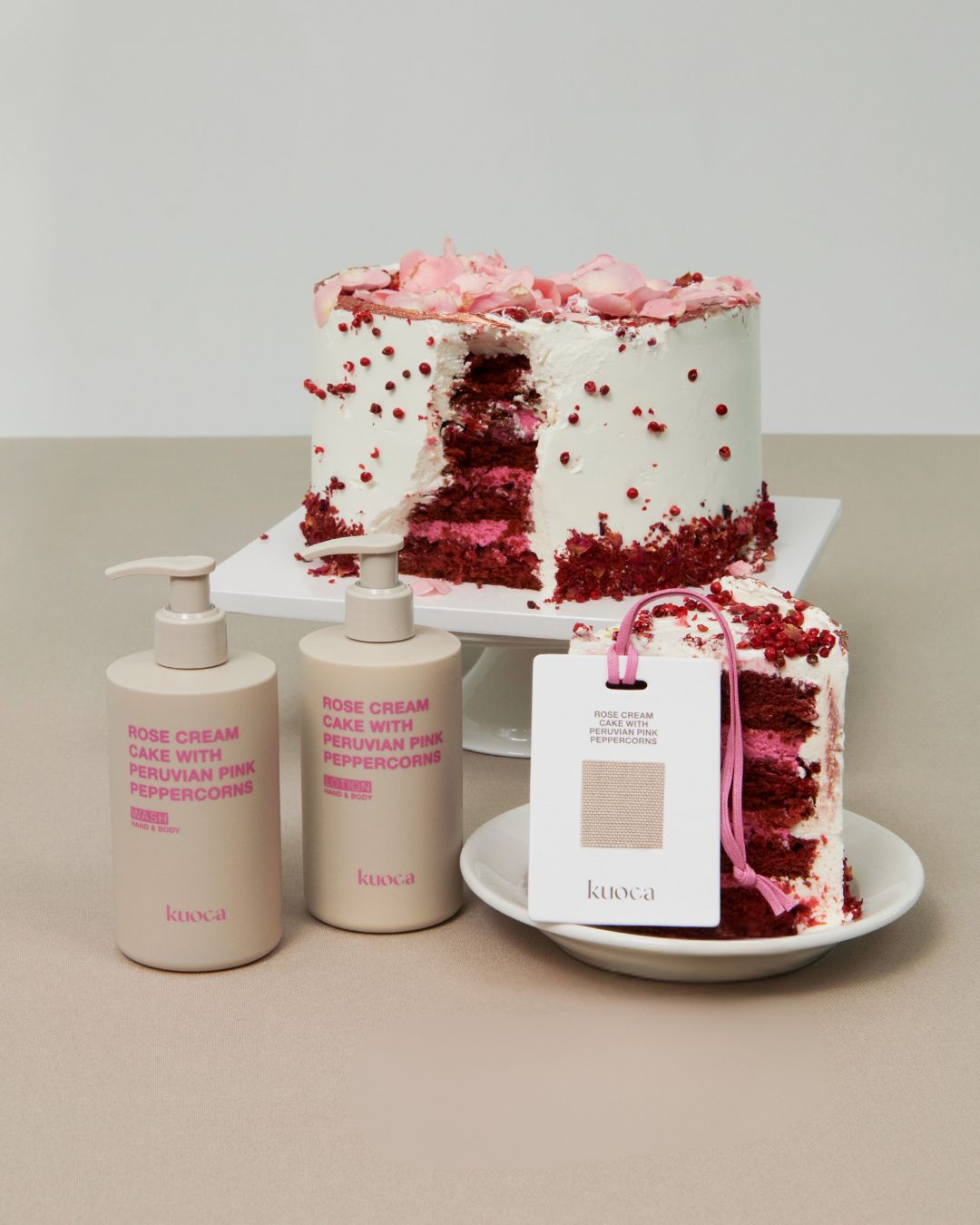 KUOCA Rose Cream Cake Gift Set | Mother’s Day Exclusive