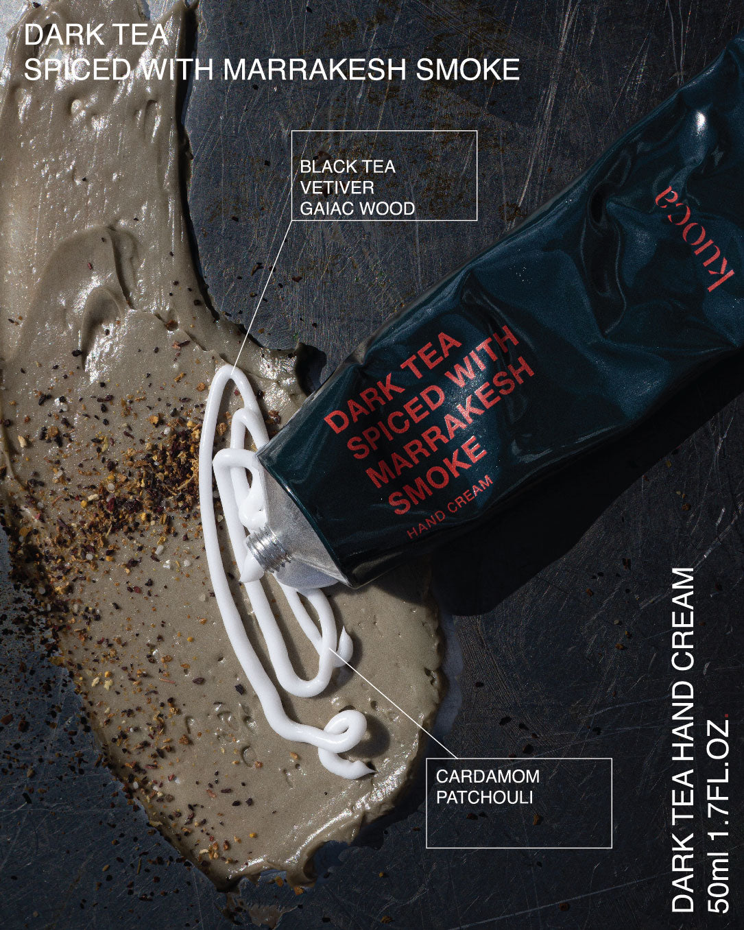KUOCA Dark Tea Spiced with Marrakesh Smoke Hand Cream