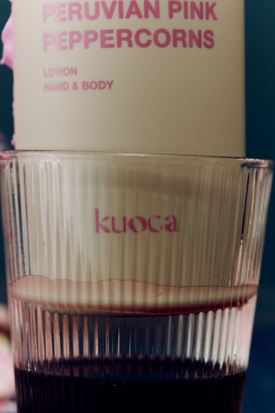 KUOCA Rose Cream Cake with Peruvian Pink Peppercorns Hand & Body Lotion